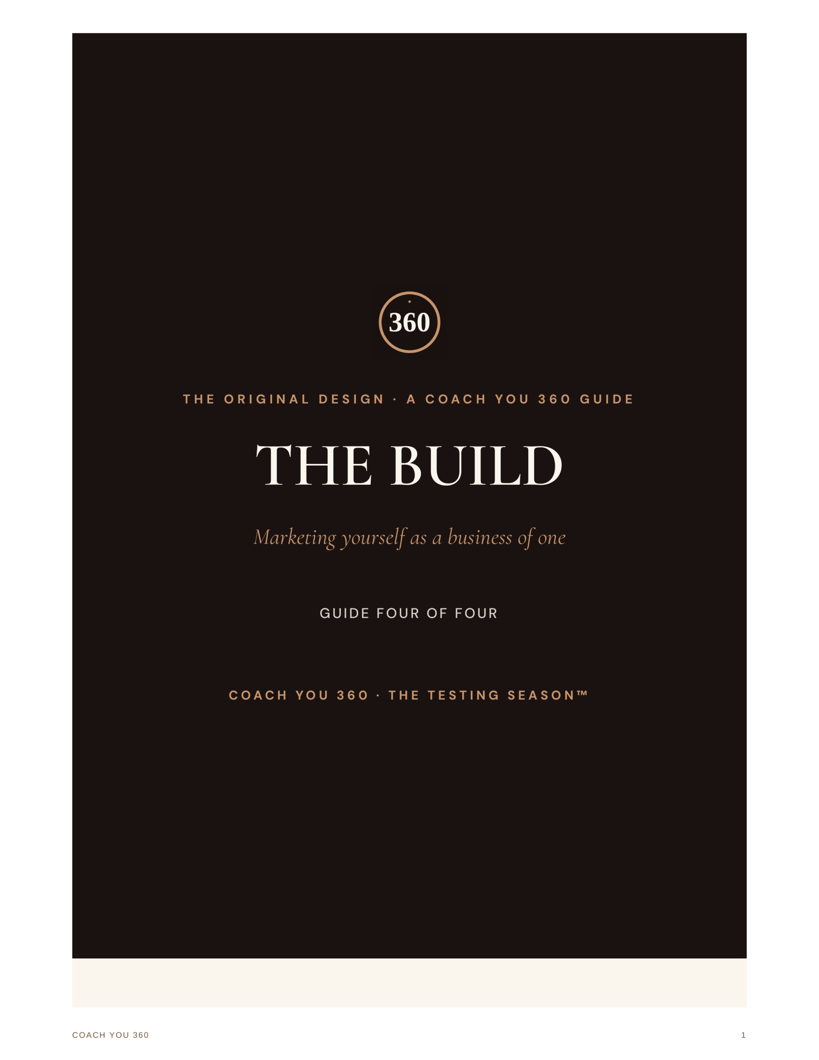 The Build — Guide Four cover