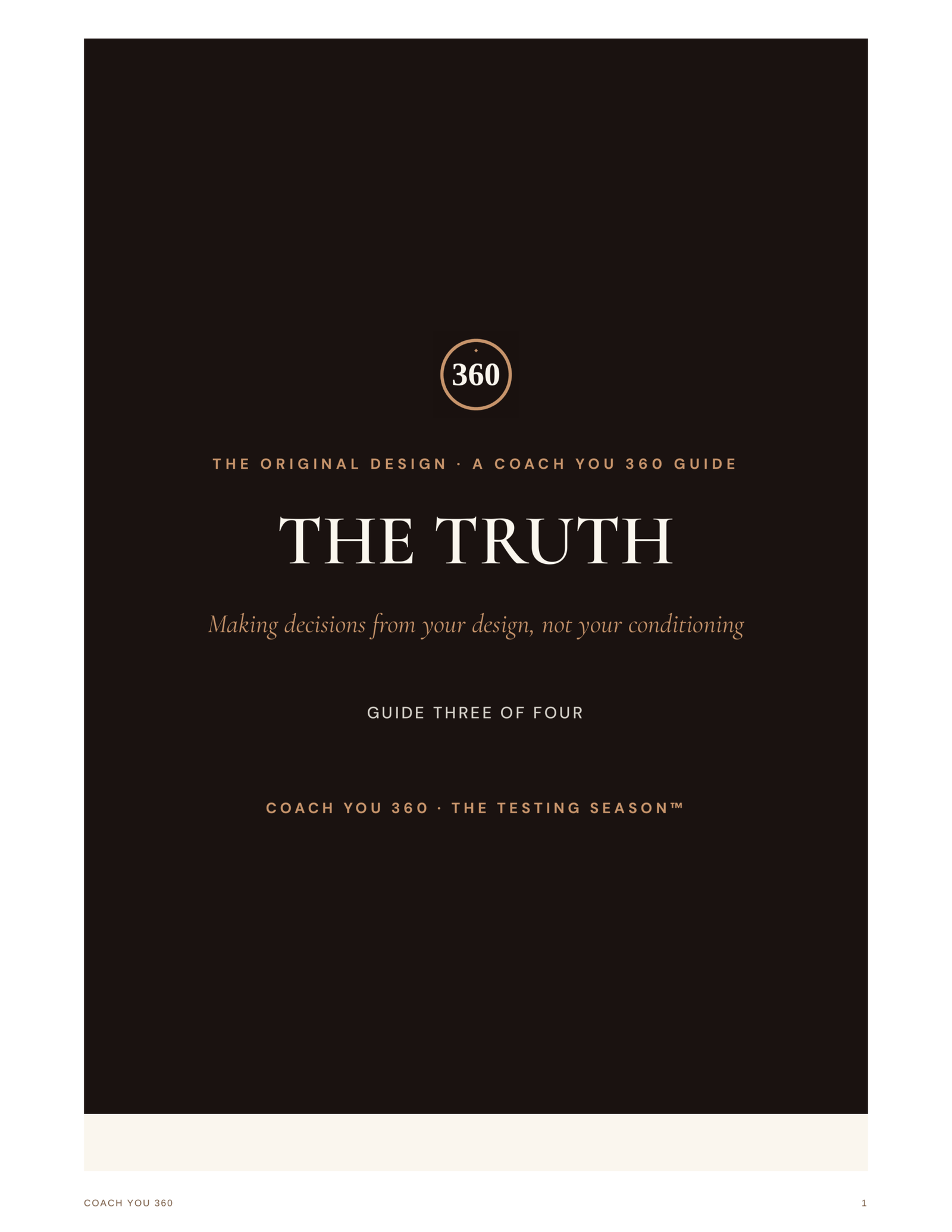 The Truth — Guide Three cover